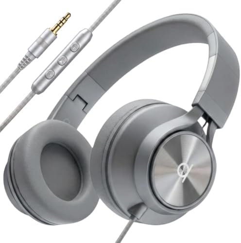 ARTIX Wired Headphones for Classroom & School with Microphone & Volume Control - Adults, Teens & Kids Headphones with Cord