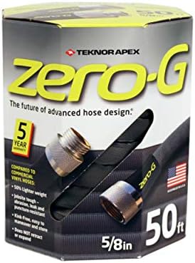 New zero-G 4001-50 Lightweight, Ultra Flexible, Durable, Kink-Free Garden Hose, 5/8-Inch by 50-Feet
