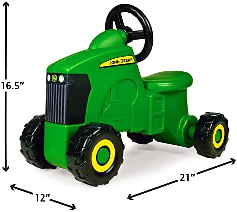 John Deere Ride On Toys Sit 'N Scoot Activity Tractor for Kids Ages 18 Months and Up, Green