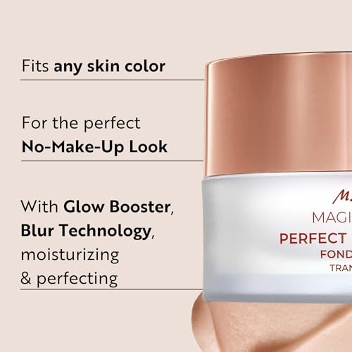 M. Asam Magic Finish Make-up Mousse (1.01 Fl Oz) | 4in1 Primer, Foundation, Concealer & Powder With Buildable Coverage, Hides Redness And Dark Spots, Light To Medium Skin