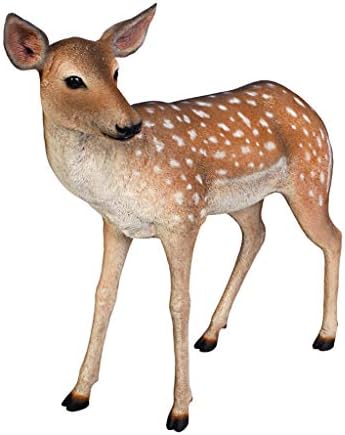 Design Toscano Spotted Deer, Forest Fawn Sculpture