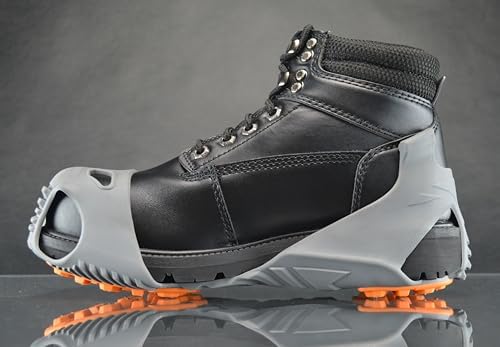 Low-Pro Ice Cleat, Heavy-Duty Industrial Grade Traction Aid for Walking on Snow and Ice (1 Pair)