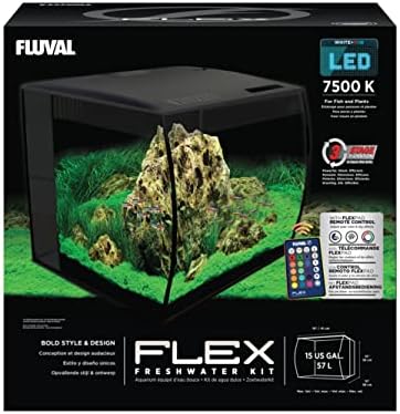 Fluval Flex 57 - 15 Gallon Nano Glass Aquarium Kit