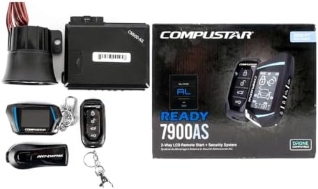 Compustar CS7900-AS All-in-One 2-Way Remote Start and Alarm Bundle w/ 3000 Feet Range