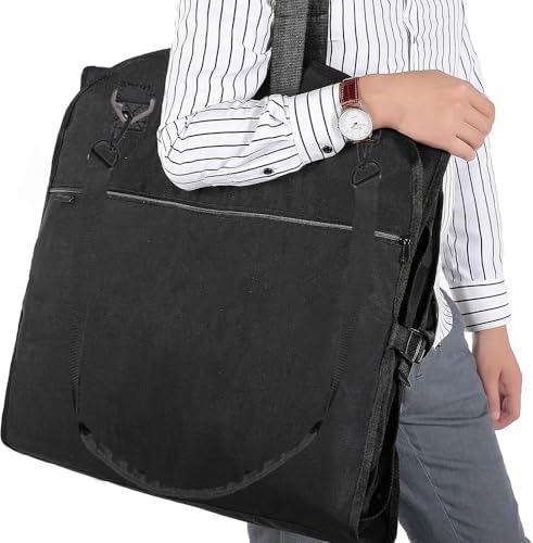 72" Tri-Fold Wedding Garment Bag for Long Dress & Gown,Hanging Travel Carry on Storage bag for Men Women