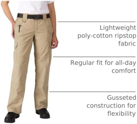 5.11 Tactical Women's Taclite Pro Ripstop Pants, Regular Fit, 8 Pockets, Style 64360