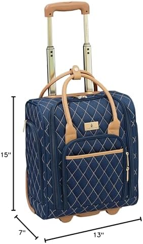 LONDON FOG Queensbury 15 Verticle Under The Seat Bag, Navy