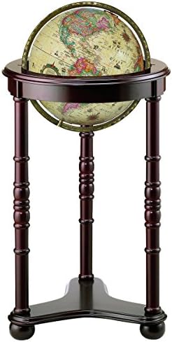 Replogle Globes Lancaster Illuminated Globe, Antique Ocean, 12-Inch Diameter