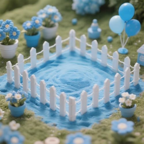 40 Inch Miniature Fairy Garden Fence, Trim for Plant Pot Decor | Micro-Landscape Ornament Small Flower Pot Best Decor Christmas Crafts