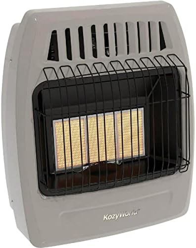 WORLD MKTG OF AMERICA/IMPORT KWN391 3 Plaque 18000 BTU Gas Wall Heater | 3 Plaque, Infrared Radiant Gas Heater for Indoor Use, Heats up to 600 sq ft