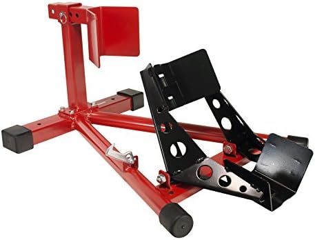 Motorcycle Wheel Chock Locking & Adjusting Stand fits 16" - 21" Tire