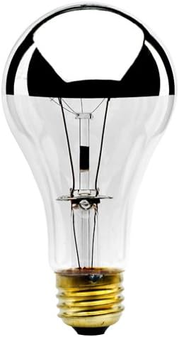 Bulbrite 100A21HM 100 Watt Incandescent Half Chrome A21 Medium Base 12 Ct