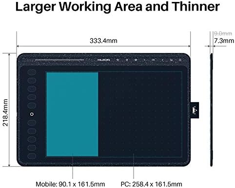 HUION HS611 10x6 inch Drawing Tablet 8192 Pen Pressure
