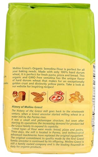 Molino Grassi, Flour Semolina, 35.2 Ounce