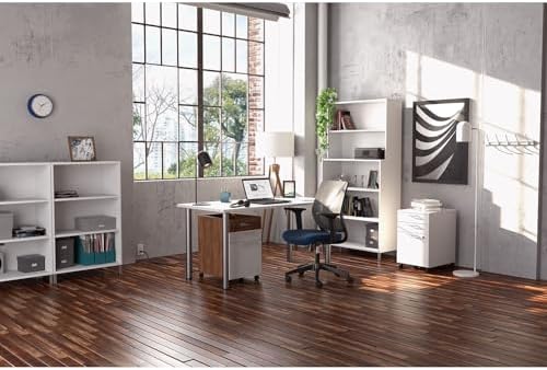 Union & Scale Staples Essentials 3-Drawer Vertical File Cabinet, Letter & Legal Size Documents, Lockable & Mobile, 21.3" D x 15.6" W x 24.3" H, Natural