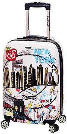 Rockland Departure Hardside 2 Piece Spinner Wheel Luggage, (20"/28"), Departure