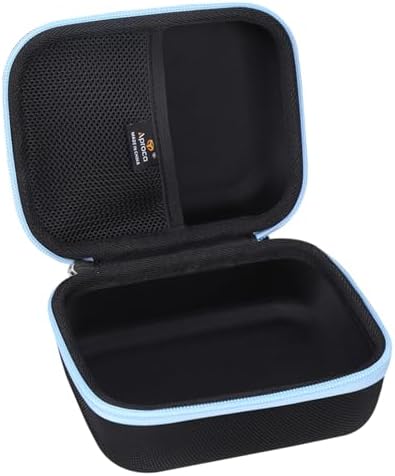 Aproca Case Compatible with Cricut EasyPress Mini Heat Press, Storage Portable Bag for Machine and Accessories -Black with Red Zipper (Case Only)