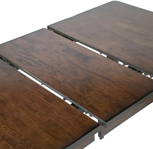 Furniture of America Dallas Transitional Dining Table, Dark Cherry