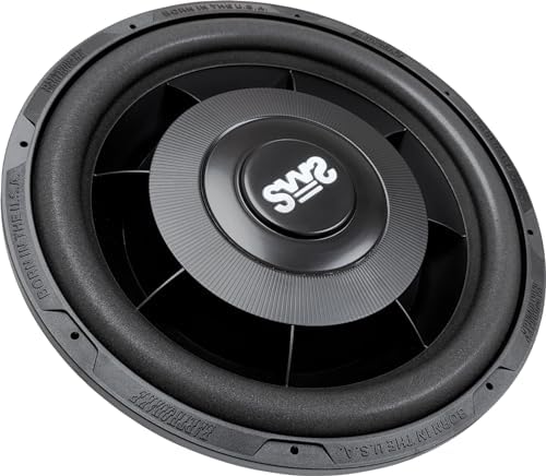 Earthquake Sound i82SWS 8-inch Shallow Woofer System Under-the-Seat Subwoofers with Gaskets, 2-Ohm (Pair)