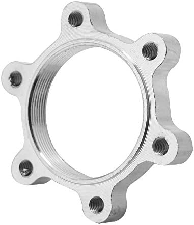 Aluminium Alloy Freewheel Threaded Hubs Disk Disc Brake Rotor 6 Bolt Flange Adapter Replacement Part, 10Pcs/Pack (48mm/1.89inch)