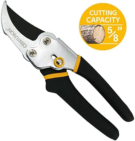Centurion 1299 8" Steel Bypass Pruning Shears, Garden Shears, Hand Pruners, Tree Trimmers