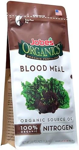Jobe's Organics Granular Bone Meal Fertilizer, Strong Root Development for Bulbs, Tomatoes, Roses, and Other Flowering Plants, 4 lbs Bag