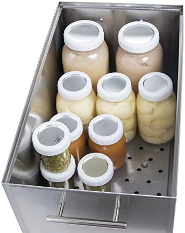 15 Quart Jar - 2022 Style - Stove Top Water Bath Canner, Large Stock Pot - Not Polished - Hand Made - NO Spout