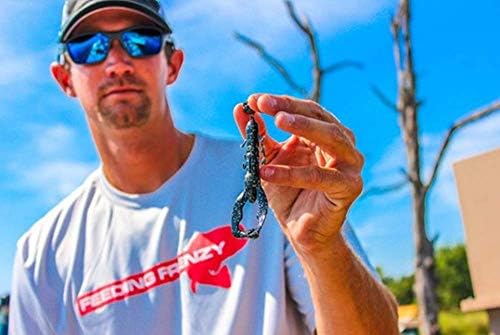 Yum Lures YCW302 Christie Craw Soft Bait, Watermelon Red Flake
