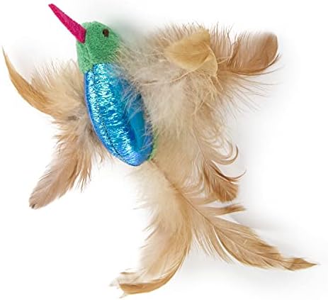 SmartyKat Chickadee Chirp Electronic Sound Cat Toy, Contains Catnip, Battery Powered - Light Brown, One Size