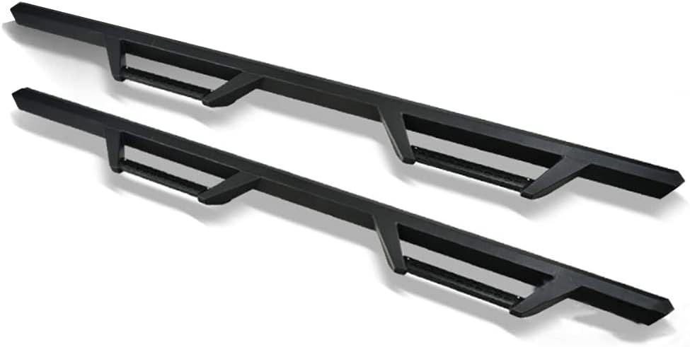 Hoop Drop Step Side Nerf Bars Boards Matte Black 2009-2019 For Ram Crew Cab