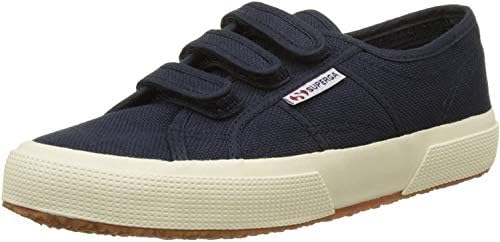 Superga Unisex 2750 Cot3strapu Cotton Canvas Sneakers with Touch Strap Fastening