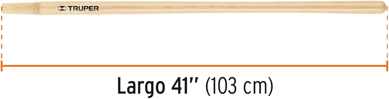 TRUPER MG-PL-P Replacement Handles For Long D-Handle Shovels 41" (104cm)
