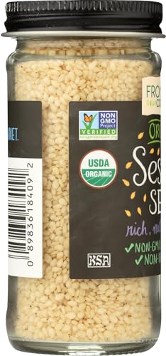 FRONTIER Organic Hulled Sesame Seed, 2.29 OZ