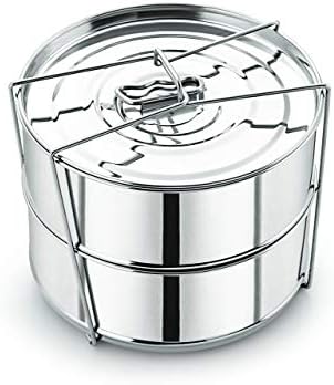 Stackable Stainless Steel Insert Pans - Inserts for Instant Pot - Pan for Instapot - Accessories for Instant Pot- FITS 6 QT and Above - Single Size - Pressure Cooker Steamer Pan Accessories