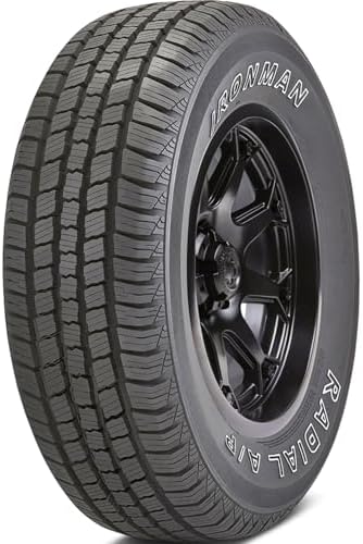 Ironman Radial A/P 265/70R17 115T | Truck/SUV Highway All Season Traction 115T Rated Standard Load Radial Construction Outlined White Lettering Tire