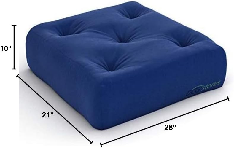 Nirvana Futons Extra Thick Premium 10-Inch Twin XL Futon Mattress, Khaki Twill - Made in USA