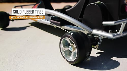 Razor Ground Force One - Electric Go-Kart for Ages 8+, Up to 12 MPH, Up to 40 Minutes of Continuous Use, Variable Speed Throttle