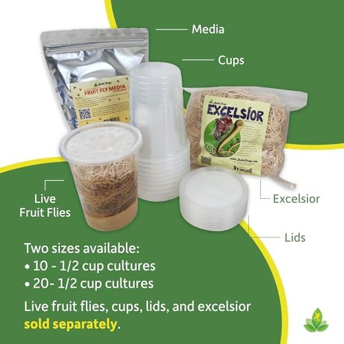 Josh's Frogs The Best HYDEI Fruit Fly Food Media, 3 lbs/2.7 Quarts | Makes 20 Fruit Fly Cultures