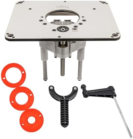 JessEm Rout-R-Lift 3.5XT Router Table Lift System for 3-1/2" Motors | Fits 3-1/2 in router motors and standard 9-1/4 x 11-3/4 router table openings