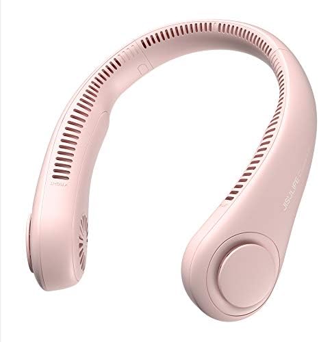 JISULIFE Portable Neck Fan, Hands-Free Bladeless, 5 Speeds, 4000 mAh