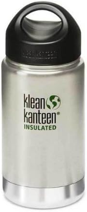 Klean Kanteen Wide Mouth Double Wall Insulated Water Bottle with Loop Cap