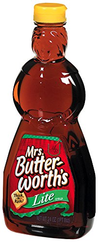 Mrs. Butterworth's Original Thick and Rich Pancake Syrup, Maple Flavored Syrup for Pancakes, Waffles and Breakfast Food, 248 Fl Oz Bottle