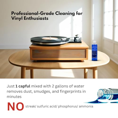 iSonic Vinyl Record Cleaning Solution Concentrate, CSVR01x2 (2-Pack)