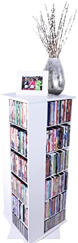 Venture Horizon Revolving Media Tower 900 Black with Oak Trim