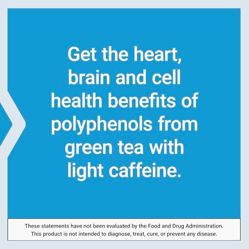 Life Extension Lightly Caffeinated Mega Green Tea Extract, Camellia sinensis Extract with Concentrated EGCG polyphenol Content, Gluten-Free, Non-GMO