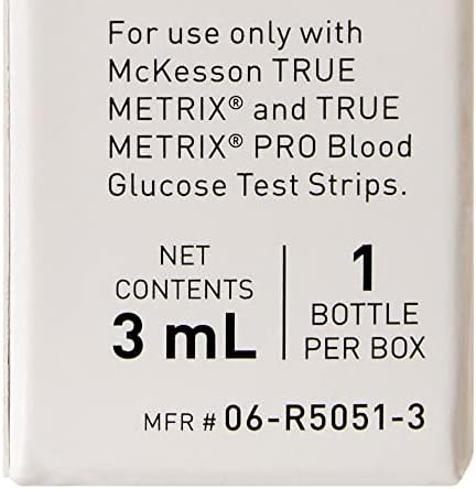 McKesson True METRIX Control Solution Level 3, 3 mL, 1 ct | Blood Glucose Meters