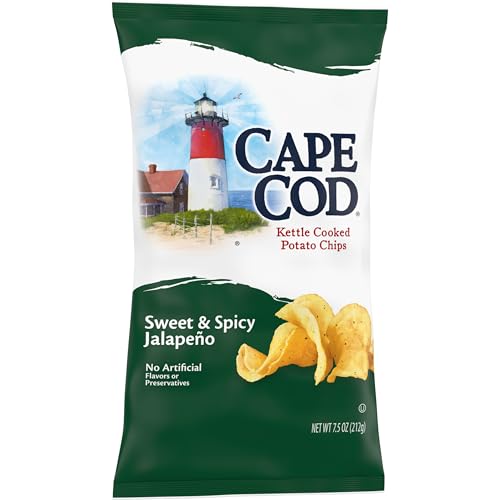 Cape Cod Sweet & Spicy Jalapeno Chips, 7.5 Oz Bag