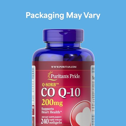 Puritan's Pride Coenzyme CoQ10 200mg, 240 Softgels