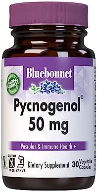 BLUEBONNET NUTRITION PYCNOGENOL 50 mg | Third-party tested for purity and potency; manufactured in the USA