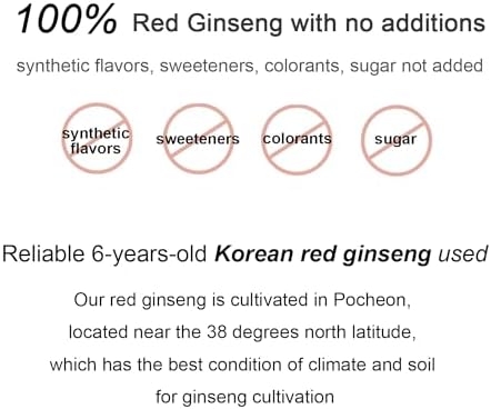 Pocheon 240g(8.5oz), 100% Pure Korean 6Years Root Panax Red Ginseng Extract Royal, 70% Solid State, Saponin, Natural Immune Support